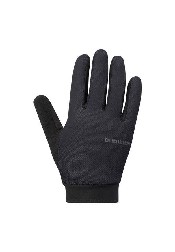 SHIMANO - Damskie rękawiczki rowerowe EXPLORER FF, czarne. Kolor: czarny. Sezon: jesień, wiosna, lato. Sport: kolarstwo