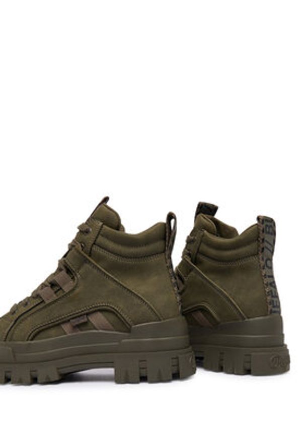 Buffalo Trzewiki Buffalo Aspha NC Mid 1622602 Khaki. Kolor: brązowy. Materiał: skóra