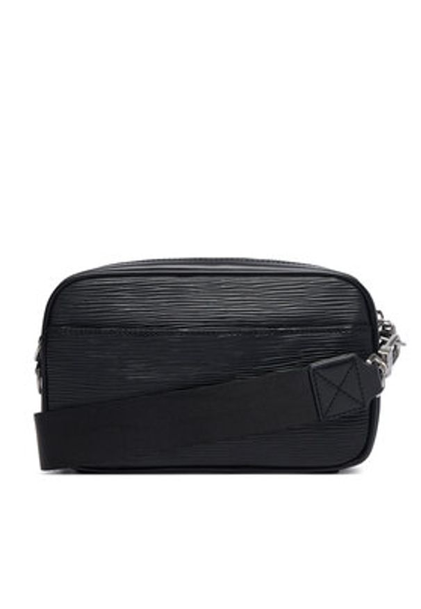 Guess Saszetka HMMIPW P6350 Czarny. Kolor: czarny. Materiał: skóra