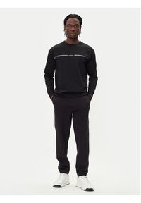 BOSS Bluza Authentic 50550560 Czarny Regular Fit. Kolor: czarny. Materiał: bawełna #4