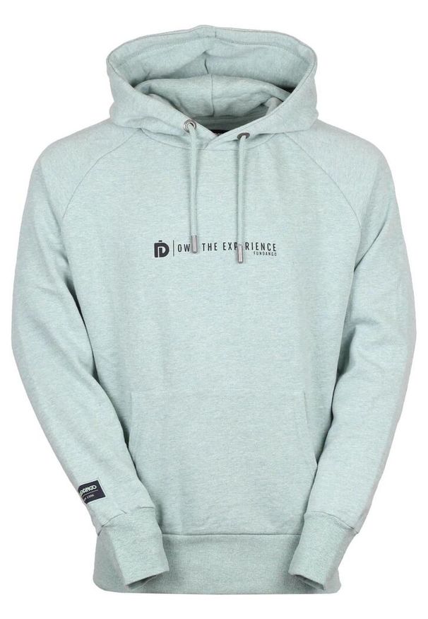 FUNDANGO - Bluza męska Fundango Talis z kapturem. Typ kołnierza: kaptur. Kolor: zielony. Styl: sportowy