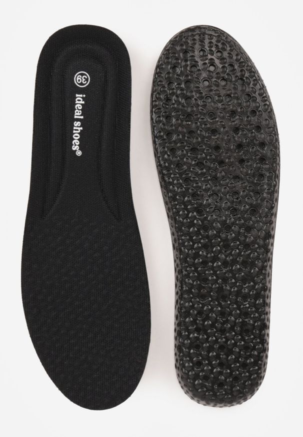 Born2be - Czarne Sneakersy na Kauczukowej Grubej Podeszwie z Paskami po Bokach Ninlili. Okazja: na co dzień. Zapięcie: pasek. Kolor: czarny. Materiał: kauczuk