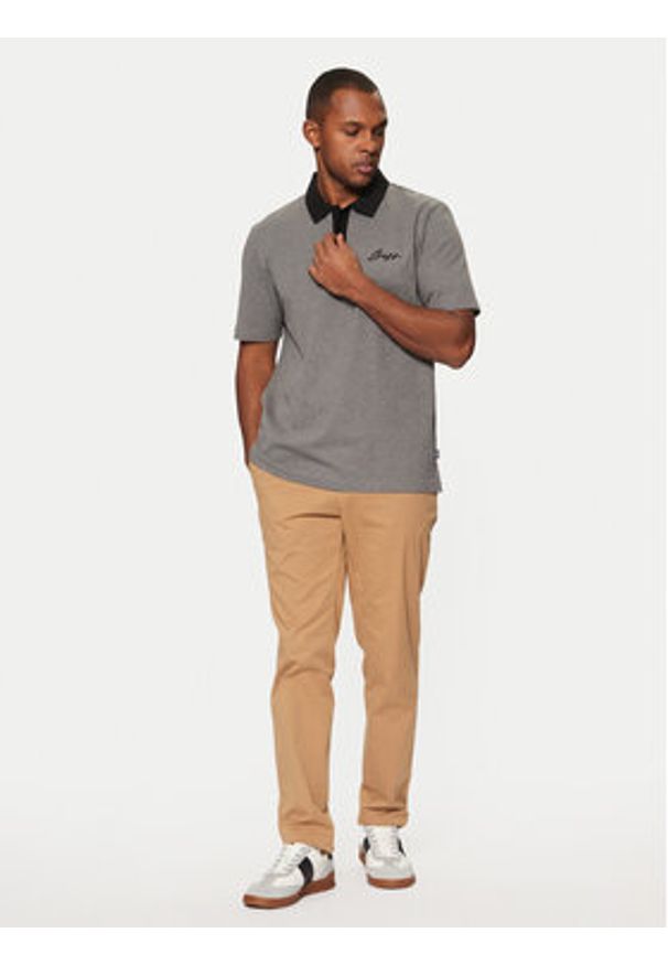 BOSS Polo C-Parris 104 50531402 Szary Regular Fit. Typ kołnierza: polo. Kolor: szary. Materiał: bawełna