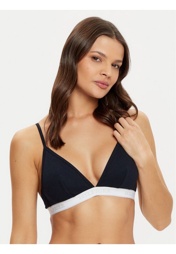 TOMMY HILFIGER - Tommy Hilfiger Biustonosz braletka UW0UW05537 Granatowy. Kolor: niebieski. Materiał: bawełna, syntetyk