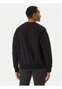 Calvin Klein Jeans Bluza Premium Monologo LV04RE200G Czarny Regular Fit. Kolor: czarny. Materiał: bawełna #5