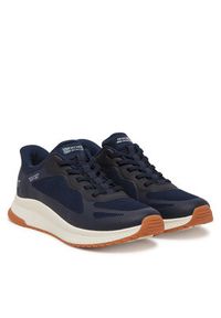 skechers - Skechers Sneakersy Bobs Squad 4-Staple Look 117624/NVY Granatowy. Kolor: niebieski. Materiał: materiał