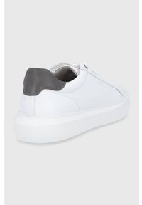 Geox Buty kolor biały. Nosek buta: okrągły. Zapięcie: sznurówki. Kolor: biały. Materiał: guma #4