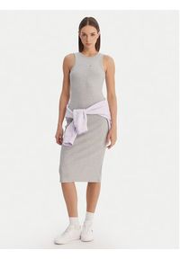 Calvin Klein Jeans Sukienka codzienna Monologo Baby LV047F242G Szary Slim Fit. Okazja: na co dzień. Kolor: szary. Materiał: bawełna. Typ sukienki: proste. Styl: casual #3