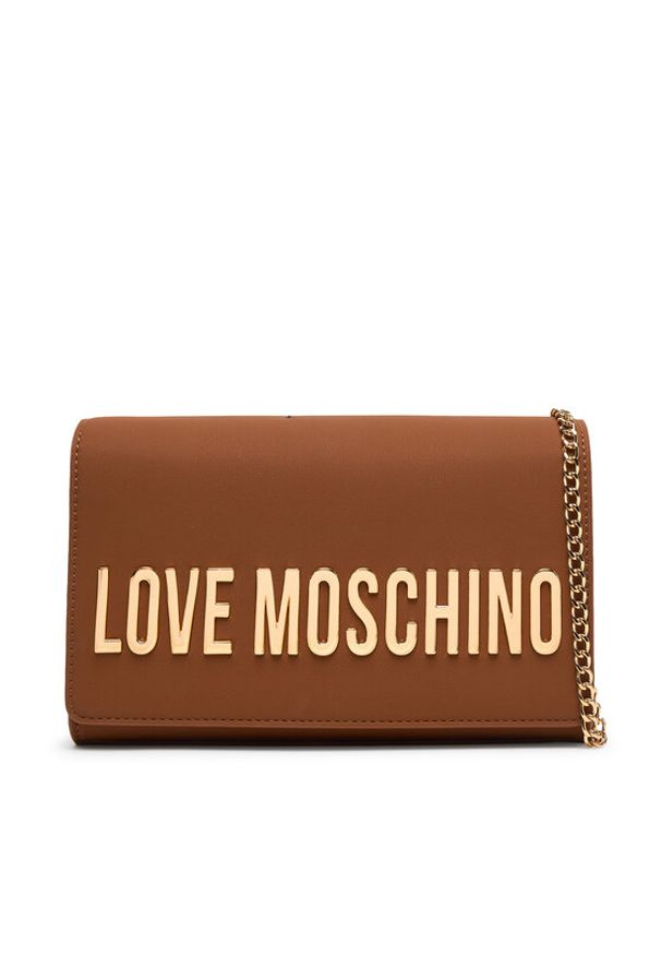 Love Moschino - LOVE MOSCHINO Torebka JC4103PP1OKD0200 Brązowy. Kolor: brązowy. Materiał: skórzane