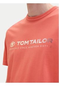 Tom Tailor T-Shirt 1041855 Czerwony Regular Fit. Kolor: czerwony. Materiał: bawełna #3