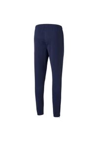 Puma - Męskie Treningowe Spodnie Do Biegania TeamRise Poly. Kolor: niebieski. Materiał: dresówka
