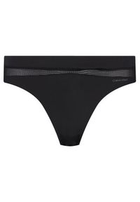 Calvin Klein Underwear Stringi 000QF6047E Czarny. Kolor: czarny. Materiał: syntetyk #3