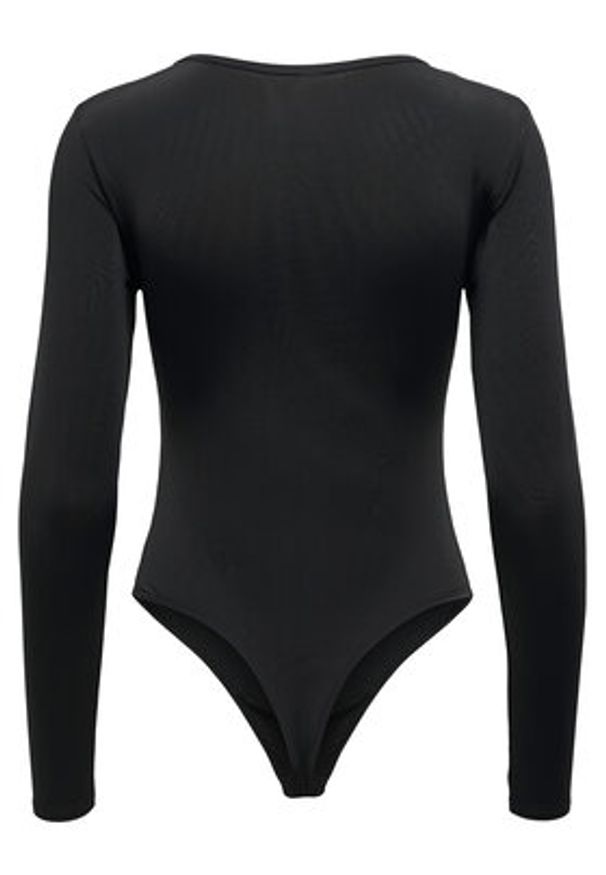 only - ONLY Body Frida 15343926 Czarny Slim Fit. Kolor: czarny. Materiał: syntetyk