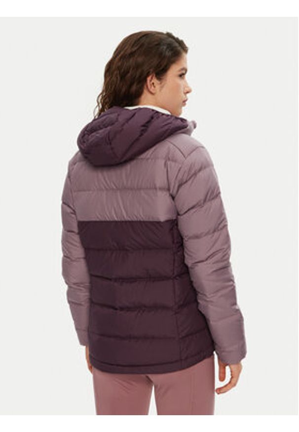 Jack Wolfskin Kurtka puchowa Ather Down A60330 Fioletowy Regular Fit. Kolor: fioletowy. Materiał: syntetyk