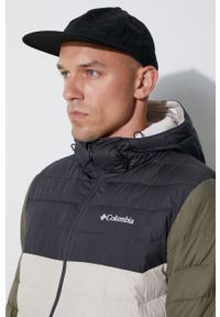 columbia - Columbia kurtka sportowa Powder Lite Hooded Jkt kolor zielony zimowa 1693931. Kolor: zielony. Materiał: syntetyk, skóra, puch, materiał. Sezon: zima. Styl: sportowy #6