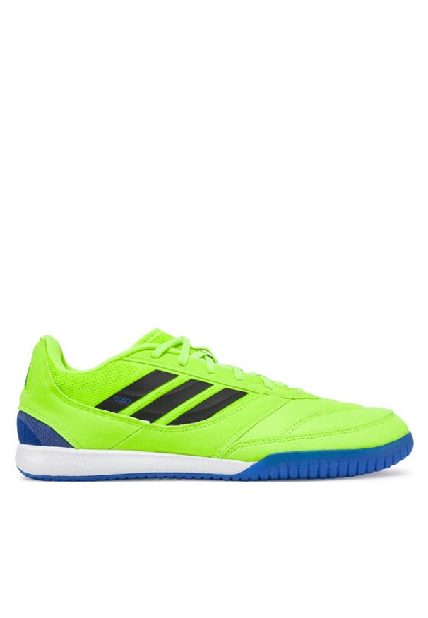 Adidas - adidas Buty do piłki nożnej Top Sala Competition 2 Indoor IH7685 Zielony. Kolor: zielony. Materiał: skóra