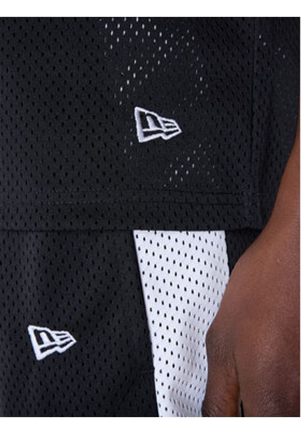 New Era T-Shirt NFL Las Vegas Raiders Mesh Graphic Jersey 60596386 Czarny Regular Fit. Kolor: czarny. Materiał: syntetyk