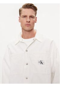 Calvin Klein Jeans Koszula jeansowa J30J324869 Biały Relaxed Fit. Kolor: biały. Materiał: bawełna #3