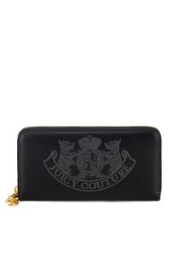 Juicy Couture Duży Portfel Damski BIJXT8652WVP Czarny. Kolor: czarny