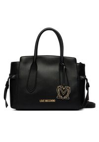 Love Moschino - LOVE MOSCHINO Torebka JC4055PP1PLL0000 Czarny. Kolor: czarny. Materiał: skórzane #6
