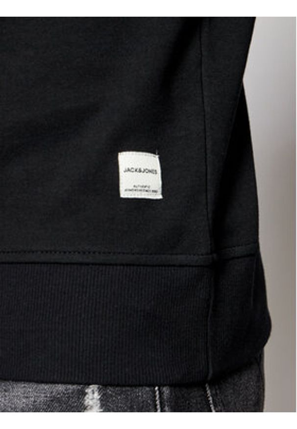 Jack & Jones Bluza Basic 12181903 Czarny Regular Fit. Kolor: czarny. Materiał: bawełna