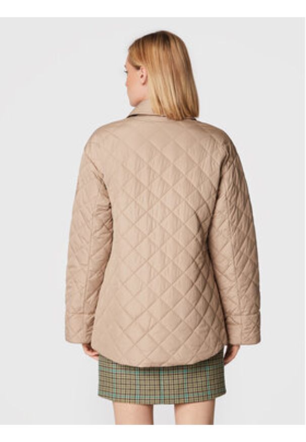 TOMMY HILFIGER - Tommy Hilfiger Kurtka przejściowa Quilted WW0WW35552 Beżowy Relaxed Fit. Kolor: beżowy. Materiał: syntetyk