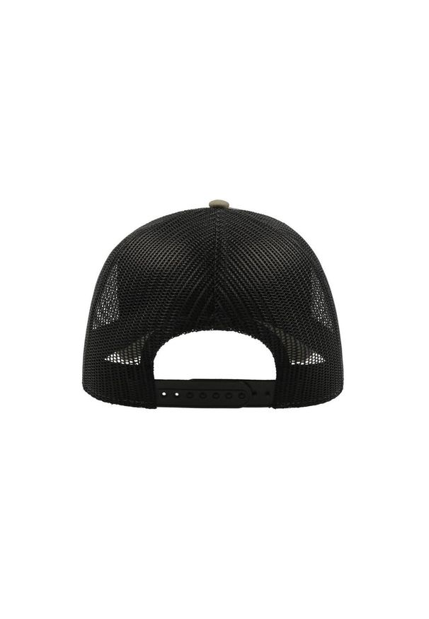 ATLANTIS - 5panelowa Czapka Trucker Rapper Cotton. Kolor: zielony
