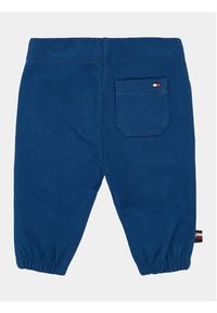 TOMMY HILFIGER - Tommy Hilfiger Spodnie dresowe KN0KN01787 Niebieski Regular Fit. Kolor: niebieski. Materiał: bawełna #2