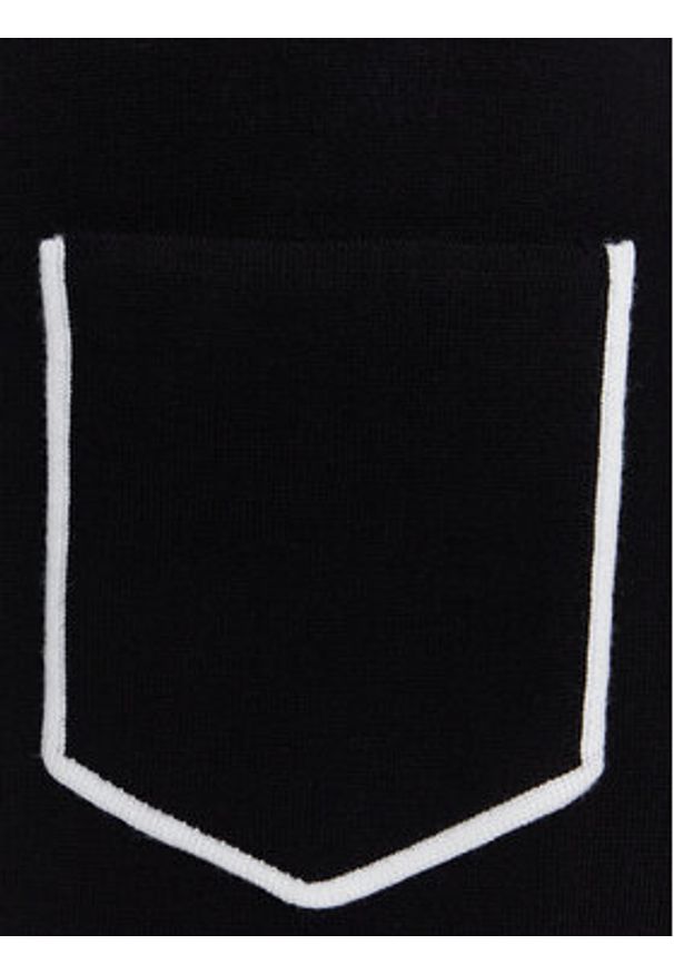 Karl Lagerfeld - KARL LAGERFELD Spódnica ołówkowa A3W12023 Czarny Regular Fit. Kolor: czarny. Materiał: wiskoza