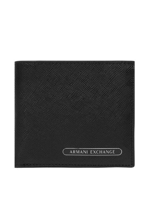 Armani Exchange Portfel XM000167 AF12702 UC001 Czarny. Kolor: czarny. Materiał: skóra