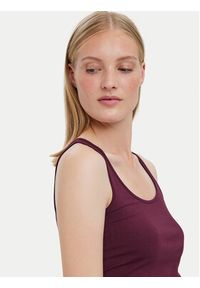 Vero Moda Top Maxi 10185110 Fioletowy Regular Fit. Kolor: fioletowy. Materiał: bawełna #4