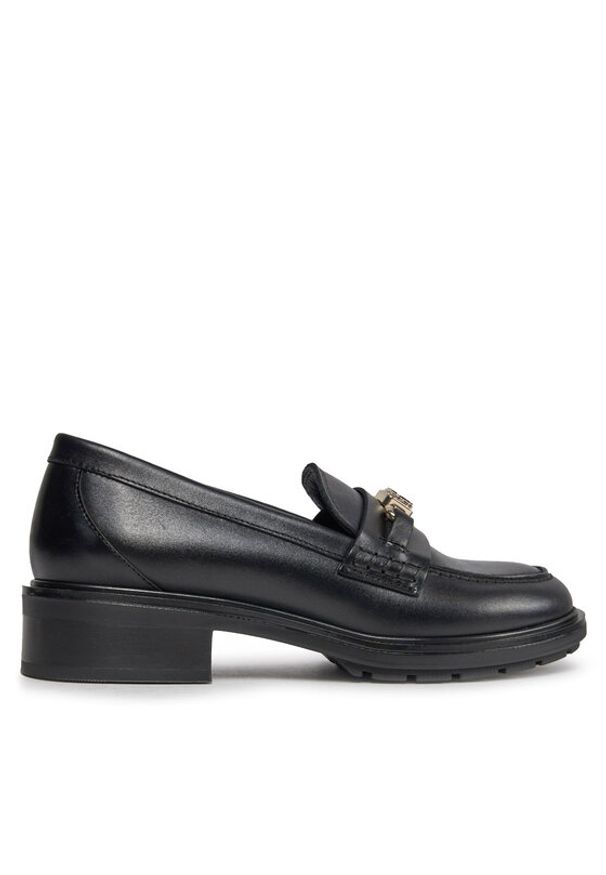 TOMMY HILFIGER - Tommy Hilfiger Loafersy Th Hardware Loafer FW0FW07765 Czarny. Kolor: czarny