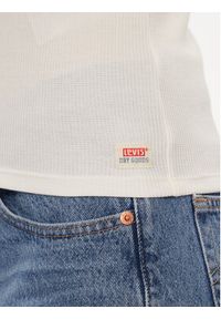 Levi's® Bluzka Dry Goods A7312-0000 Écru Slim Fit. Materiał: bawełna