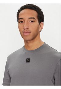 Hugo - HUGO T-Shirt Dalile 50505201 Szary Regular Fit. Kolor: szary. Materiał: bawełna