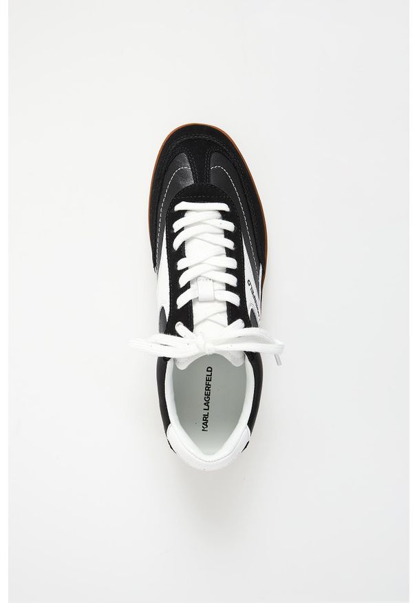 Karl Lagerfeld - Sneakersy męskie skórzane KARL LAGERFELD. Materiał: skóra