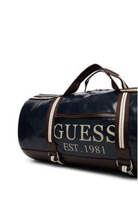 Guess Torba podróżna TMOSVI P6335 Granatowy. Kolor: niebieski. Materiał: skóra #4