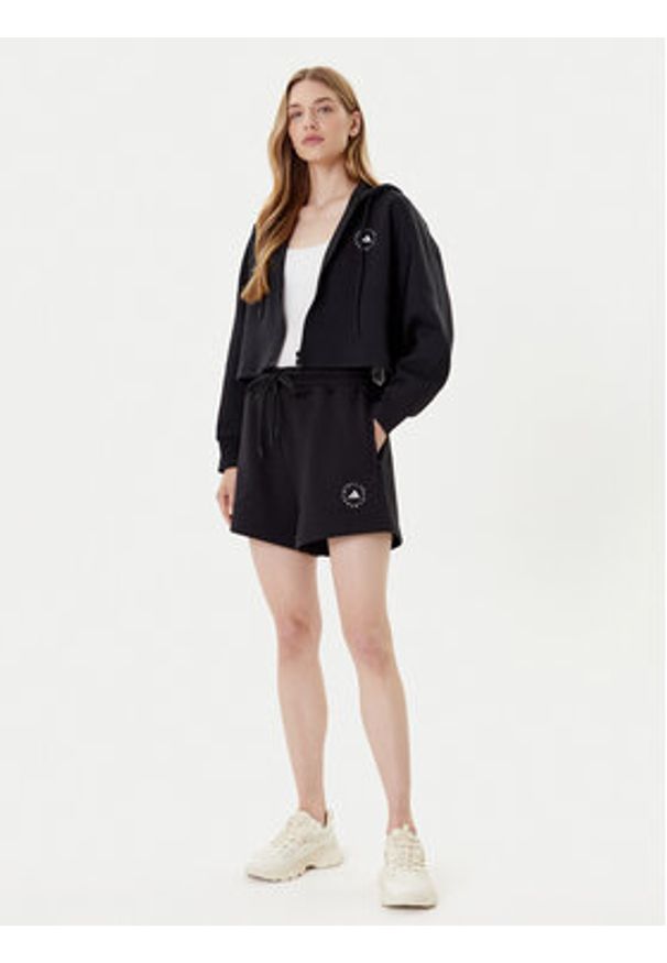 Adidas by Stella McCartney - adidas by Stella McCartney Bluza JD8107 Czarny Loose Fit. Kolor: czarny. Materiał: syntetyk