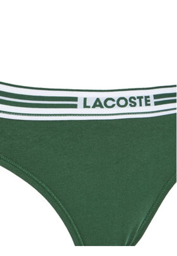 Lacoste Stringi 8F5198 Zielony. Kolor: zielony. Materiał: bawełna