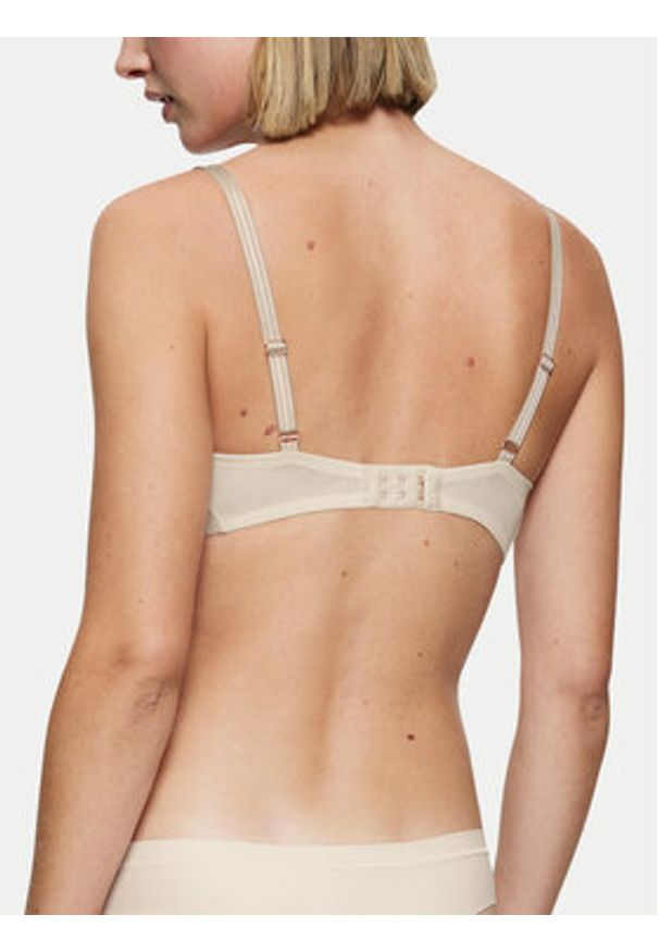 Triumph Biustonosz z fiszbiną Wild Azalea 10219858 Beżowy. Kolor: beżowy. Materiał: syntetyk