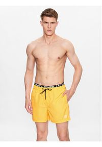 Jack & Jones - Jack&Jones Szorty kąpielowe Fiji 12227254 Żółty Regular Fit. Kolor: żółty. Materiał: syntetyk