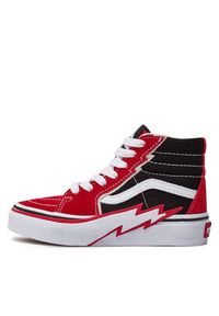 Vans Sneakersy Sk8-Hi Bolt VN000BVJREB1 Czerwony. Kolor: czerwony. Materiał: zamsz, skóra. Model: Vans SK8 #4