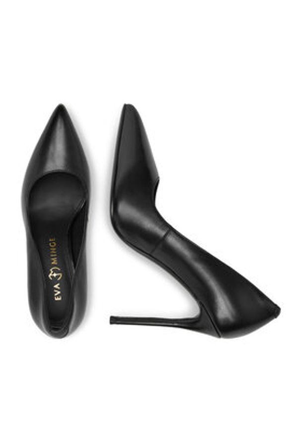 Eva Minge Szpilki EO-ELAINA-E134-20A-Y021X Czarny. Kolor: czarny. Materiał: skóra. Obcas: na szpilce
