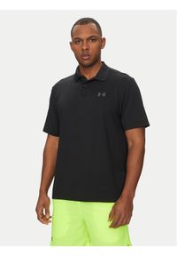 Under Armour Polo Matchplay 1377374 Czarny Loose Fit. Typ kołnierza: polo. Kolor: czarny. Materiał: syntetyk