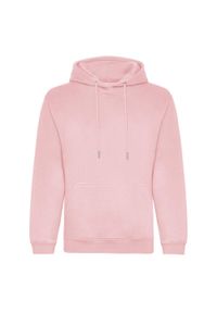 AWDIS - Organiczna Bluza Z Kapturem Unisex Dla Dorosłych. Typ kołnierza: kaptur. Kolor: różowy