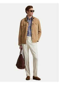 Polo Ralph Lauren Koszula 710922273005 Niebieski Custom Fit. Typ kołnierza: polo. Kolor: niebieski. Materiał: bawełna #5