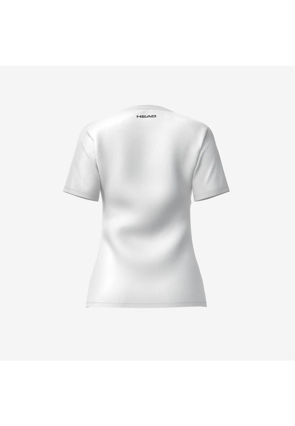 Head - CLUB 25 Tech T-Shirt Girls. Kolor: biały. Materiał: mesh