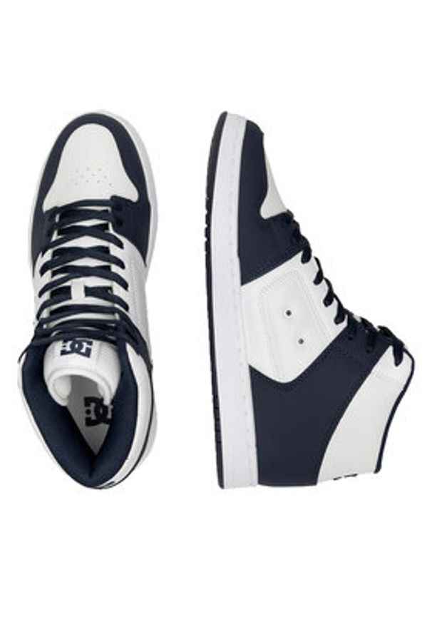 DC Shoes Sneakersy MANTECA 4 HI ADYS100743-WNY Biały. Kolor: biały. Materiał: skóra
