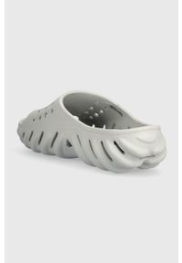 Crocs klapki Echo Slide kolor szary 208170 208170.1FT-1FT. Kolor: szary. Materiał: materiał, guma. Wzór: gładki #4