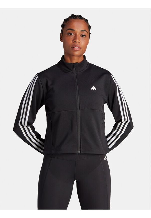 Adidas - adidas Bluza Train Essentials HZ5615 Czarny Regular Fit. Kolor: czarny. Materiał: syntetyk