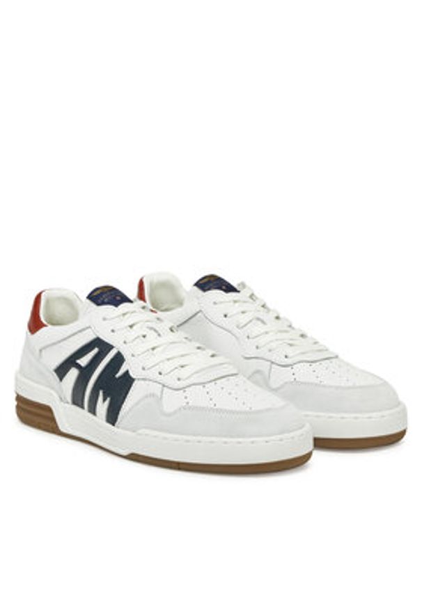 Aeronautica Militare Sneakersy 251SC300UXPL212 Biały. Kolor: biały. Materiał: skóra